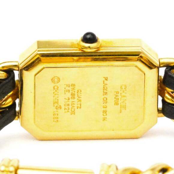 CHANEL Premiere Size L Gold Plated Quartz Ladies Watch H0001 - Picture 6 of 9